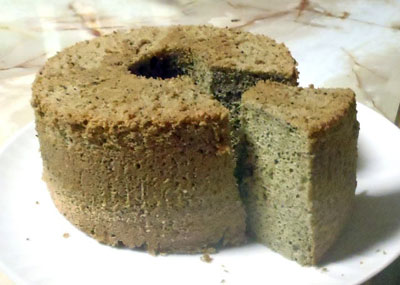 蓬のシフォンケーキ