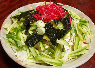 くずし豆腐の中華サラダ