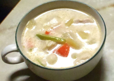 チキンのチャウダー