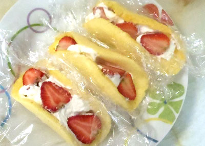 苺のオムレット