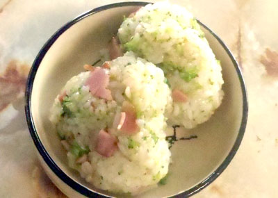 ブロッコリーのおにぎり