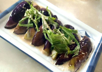 なすのエスニック和え