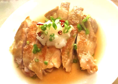 チキンのおろしステーキ