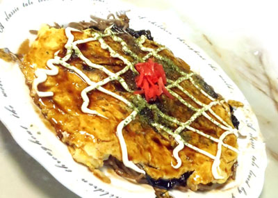 お好み焼き風焼きそば