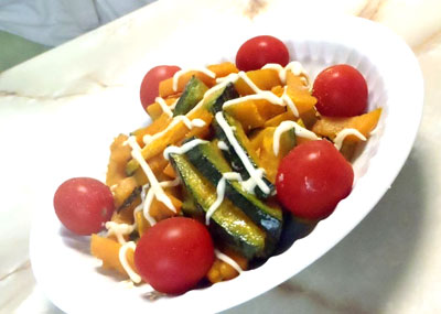 南瓜のシンプルフライ