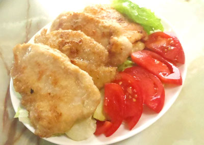 エスニック風チキンステーキ