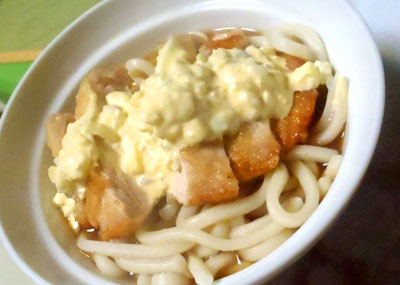 チキンタルタルうどん