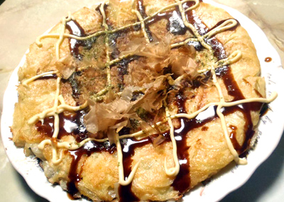 玉ねぎのお好み焼き