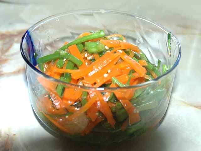 クレソンと人参のサラダ