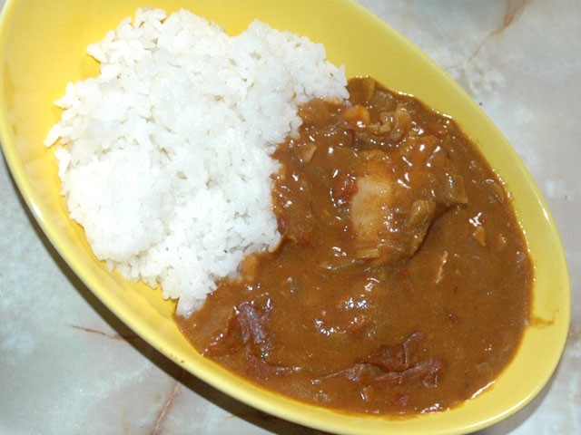 手羽元のチキンカレー