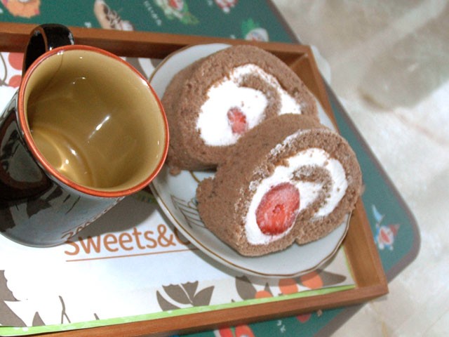 苺のココアロール