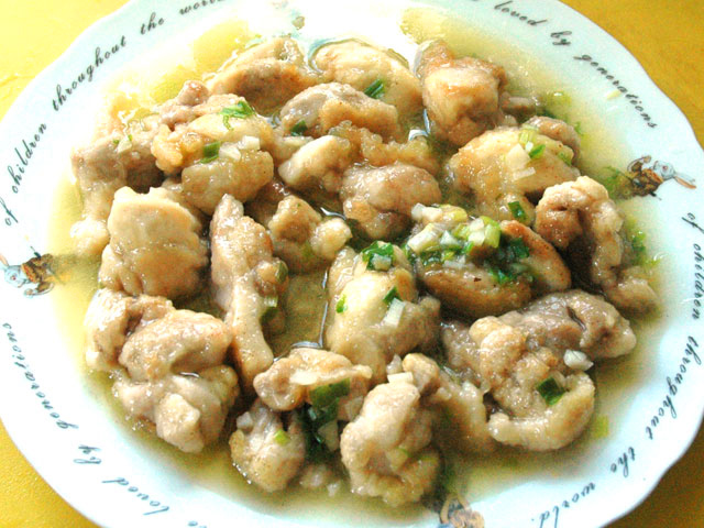 鶏のにんにくネギ焼き