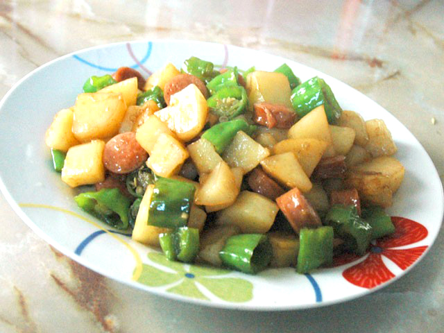 シシトウ入りジャーマンポテト