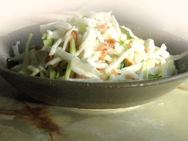 大根の梅マヨサラダ