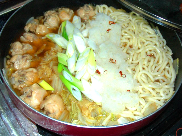 みぞれ鍋焼きうどん