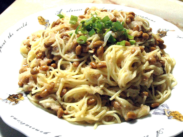 納豆おろし焼きそば