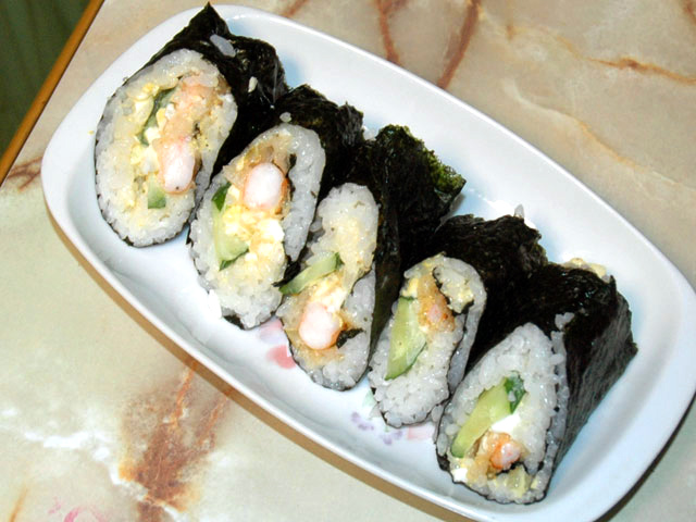 タルタルエビのファッション巻き