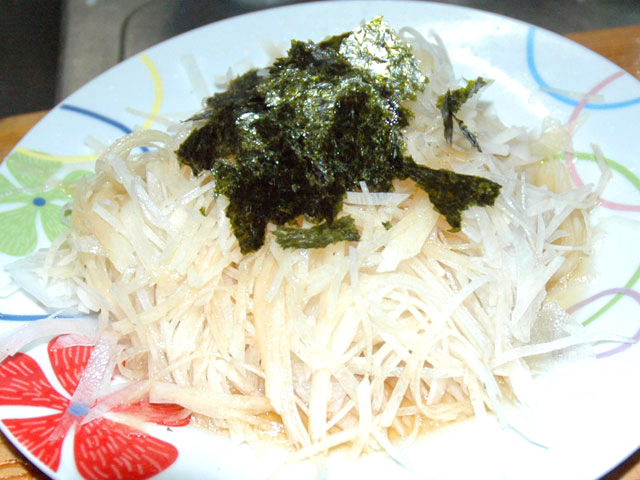 大根の和風サラダ