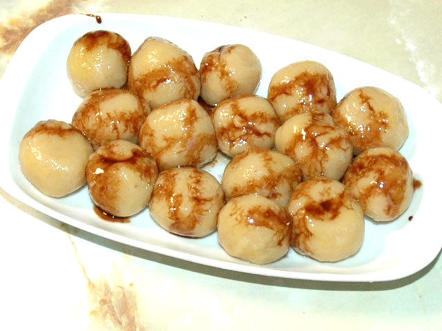 バナナ団子