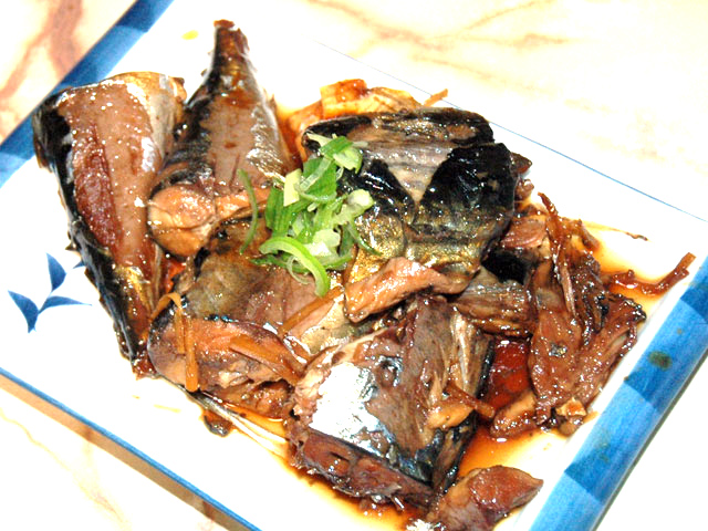 鯖の圧力醤油煮