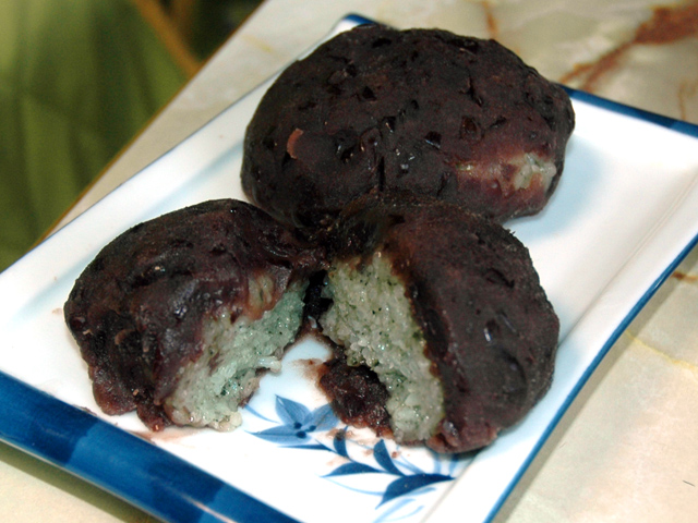 蓬粉末で春の香りを感じる！おはぎ・ぼたもち♪