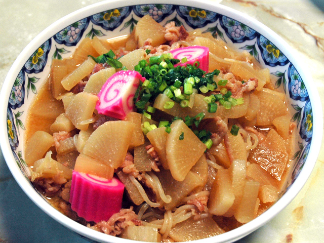 土手焼き風？大根と牛バラ肉の圧力鍋煮込み♪