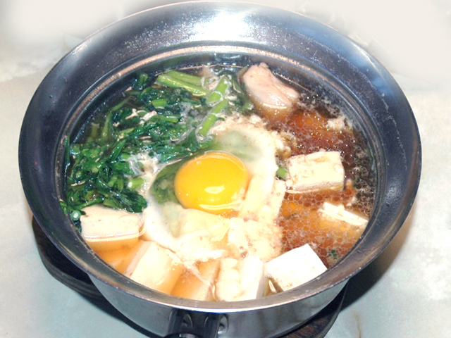 肉豆腐風★お一人様豆腐鍋♪