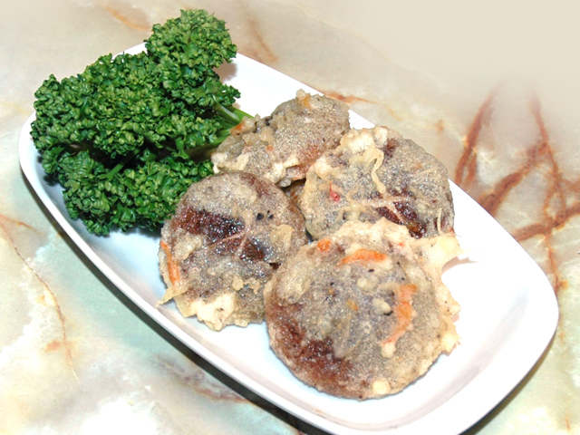 新鮮な椎茸で！プリプリ食感の椎茸の天ぷら♪