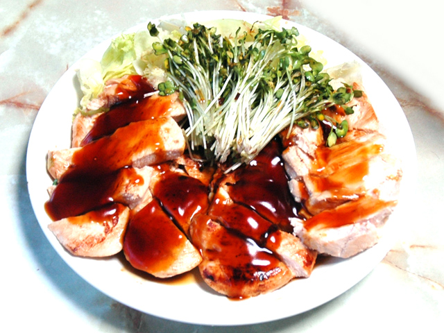 柔らか鶏肉？！甘辛ダレの鶏むねチキンソテー♪