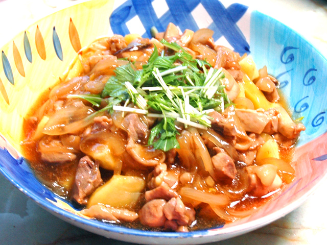 煮ないから時短！じゃがいもたっぷりあんかけ肉じゃが