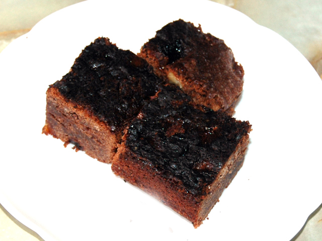ミックスドライフルーツ入り！簡単なチョコブラウニー