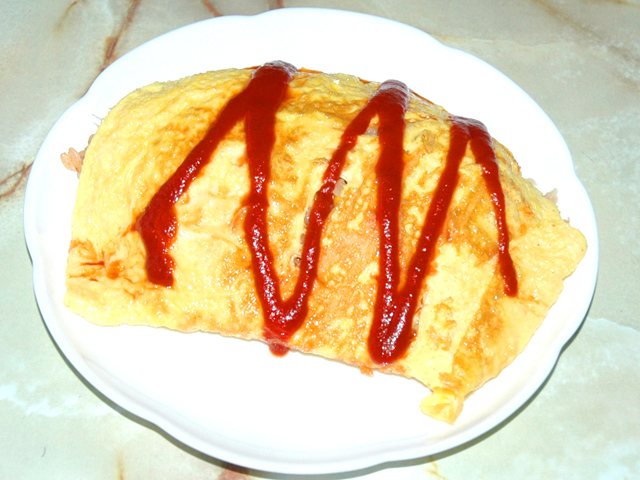 炊飯器でチキンライス！からの簡単オムライス♪