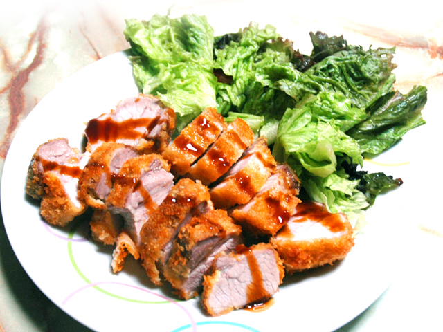 豚バラブロックを丸ごと！豚バラのジューシーとんかつ