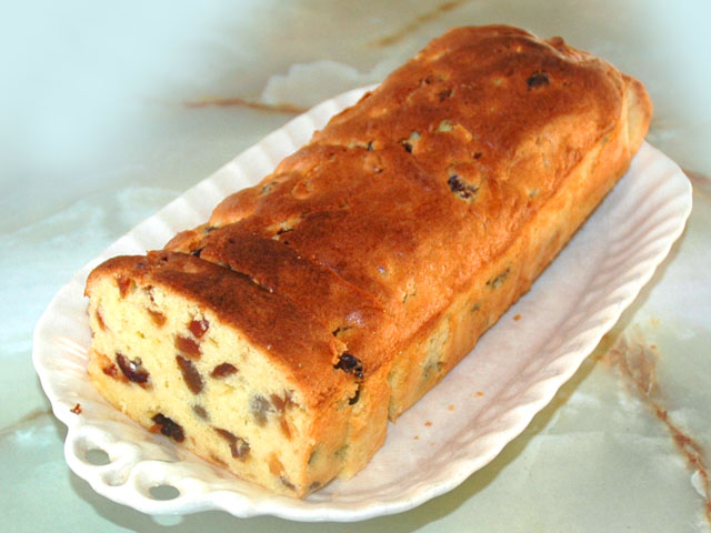 果物沢山！BPを使わない！フルーツパウンドケーキ♪