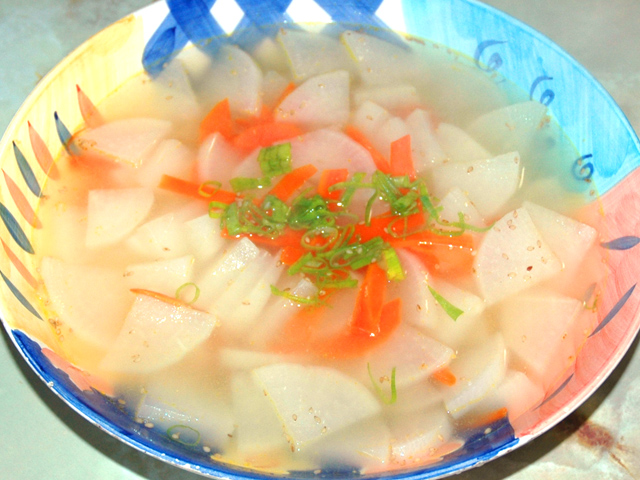 肉を使わない！大量消費にも！大根と人参の旨塩煮♪