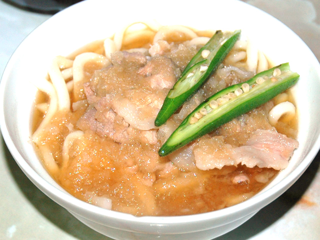 大根おろしでさっぱり！豚こまと大根のみぞれうどん♪