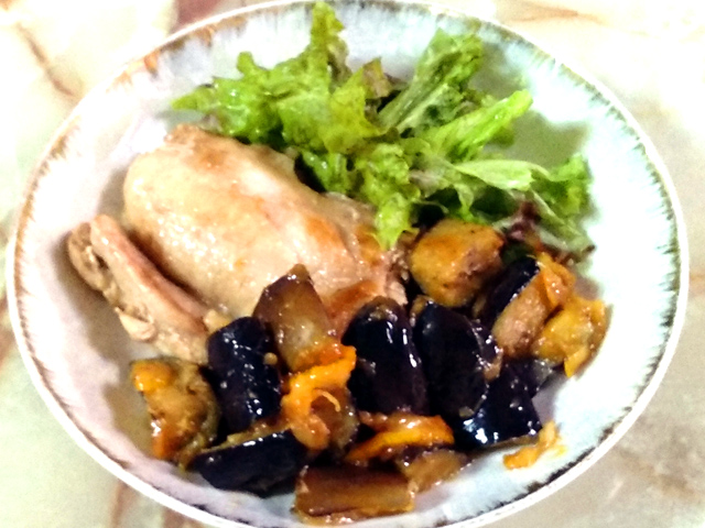 ゆず味噌で作る！チキンステーキのなす味噌添え♪