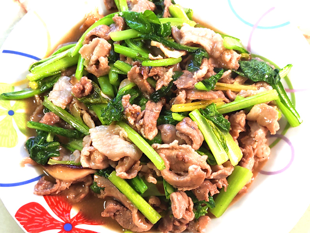 時短クッキング！豚こまと小松菜のオイスター炒め♪