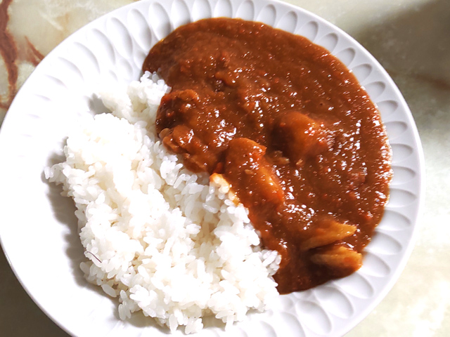 ミキサーで時短!5分で作れる野菜とビーフのカレー♪
