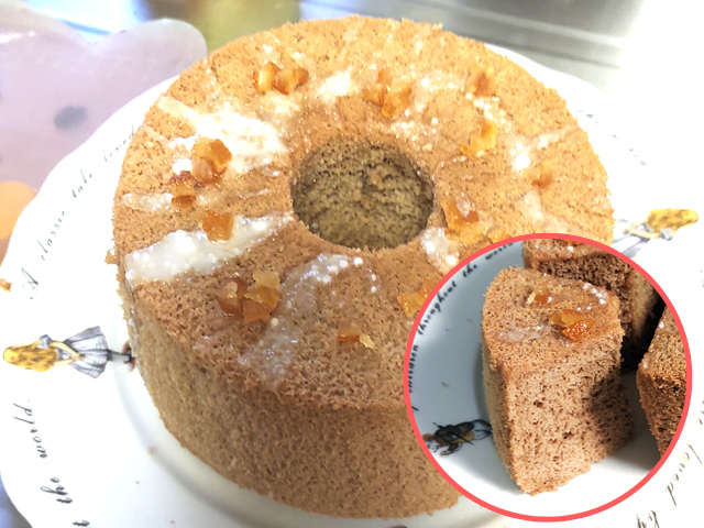 グルテンフリー！上新粉で作る紅茶の香りシフォン♪