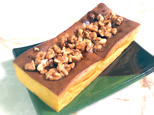 ハロウィンに！南瓜のナッツ乗せパウンドケーキ♪