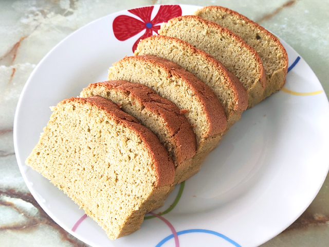 ほわほわに焼ける！ちょっぴり抹茶の台湾風カステラ♪