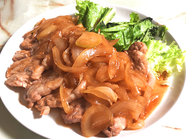 にんにくで！ガーリック風味のスタミナトンテキ♪