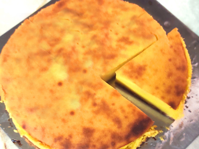 ミキサーで簡単！南瓜とヨーグルトのヘルシーケーキ♪