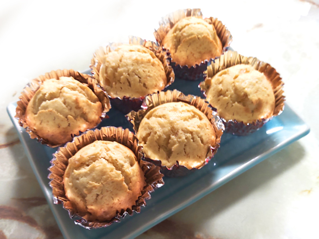 100均の材料で！レモンティー風シンプルマフィン♪