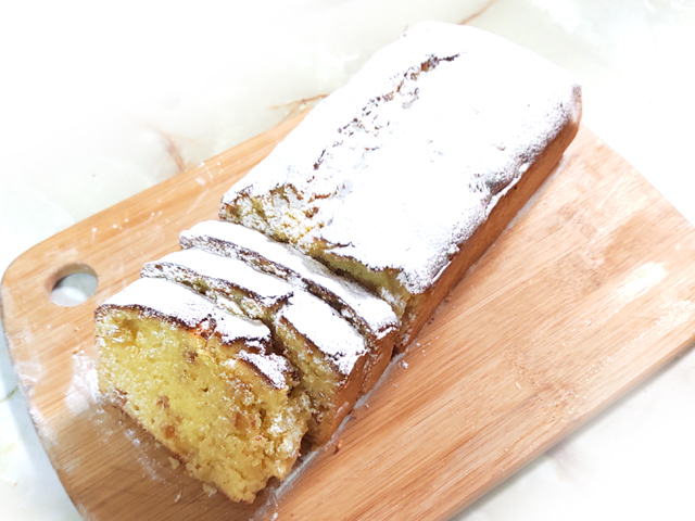 オレンジピールたっぷり！ちょっと贅沢なパウンド♪