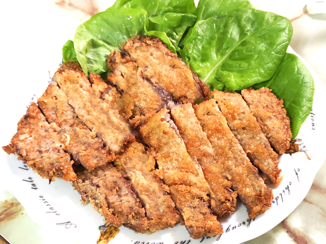 たまには贅沢！ステーキ肉のビフカツ♪