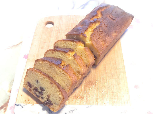 グルテンフリー！米粉とドライフルーツパウンド♪