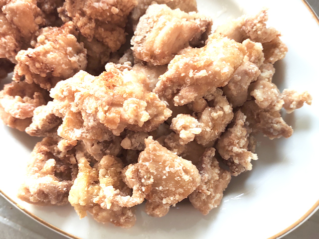 え？そんなに？鬼ガーリックの塩ザンギ♪