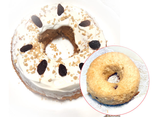 ベイクオフアレンジ！レーズン入りのラム・ババ♪